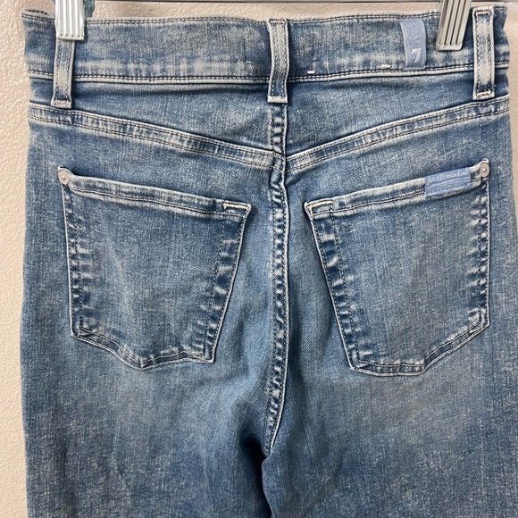 Cropped Alexa 7 For All Mankind Jeans Size 24 - Picture 4 of 12